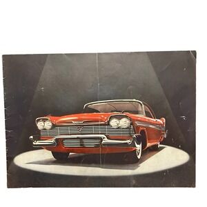 1958 Plymouth Full Line Sales Brochure Fury‎ Belvedere Savoy Plaza Suburban Vtg
